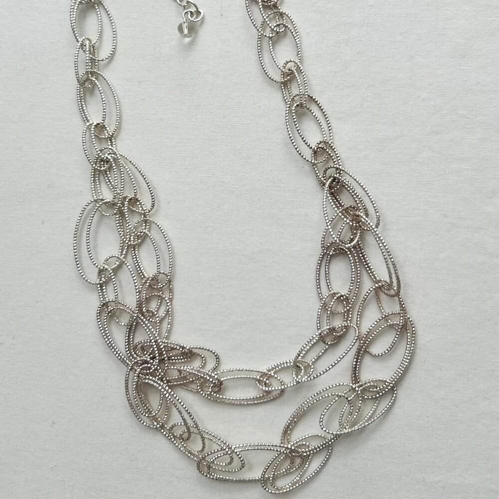 Silver Links Necklace